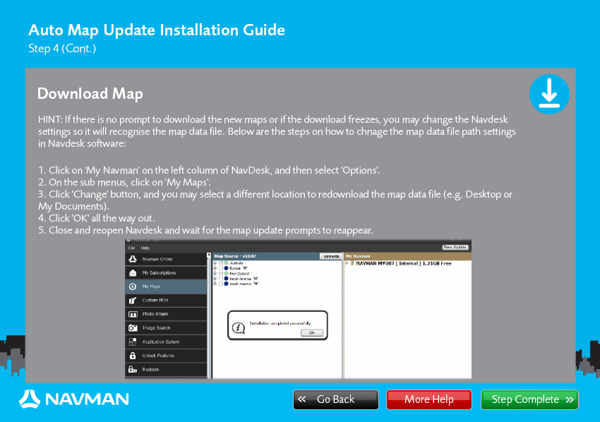 How to install map on mio gps update